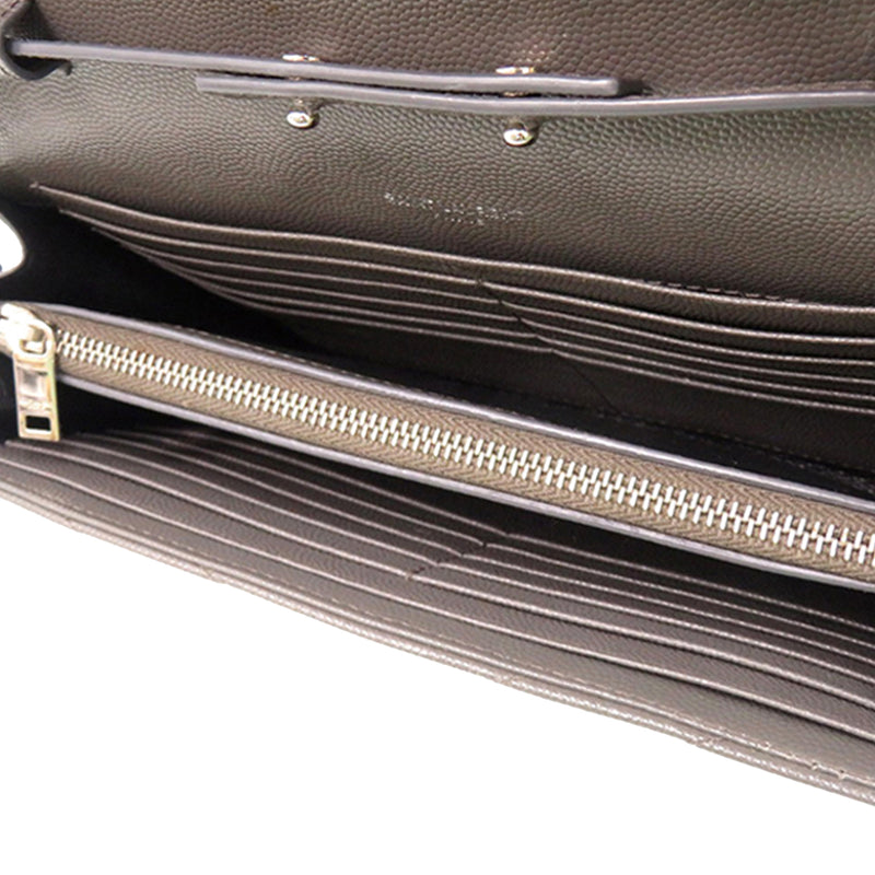 Grain De Poudre Matelasse Chevron Classic Cassandre Chain Wallet - Image 4
