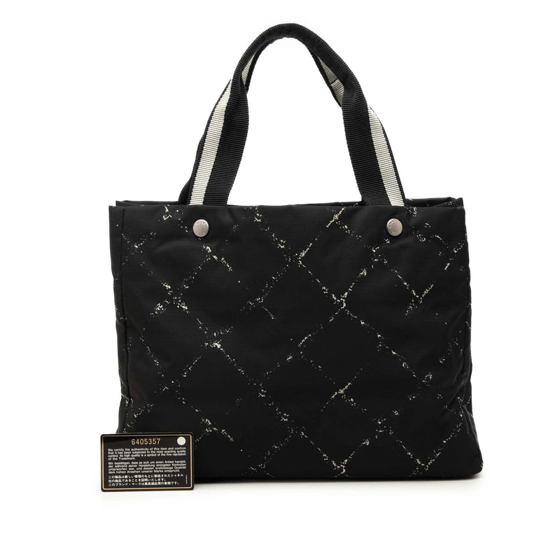 Old Travel Line Nylon Tote - Image 7