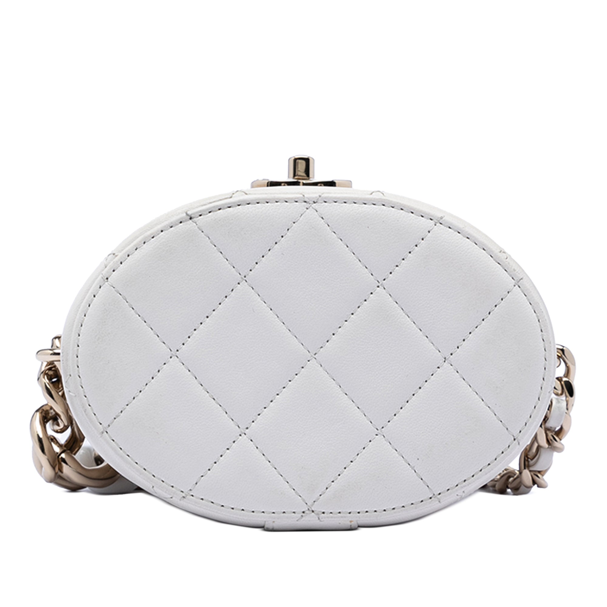 CC Lambskin Elegant Chain Vanity Case - Image 3
