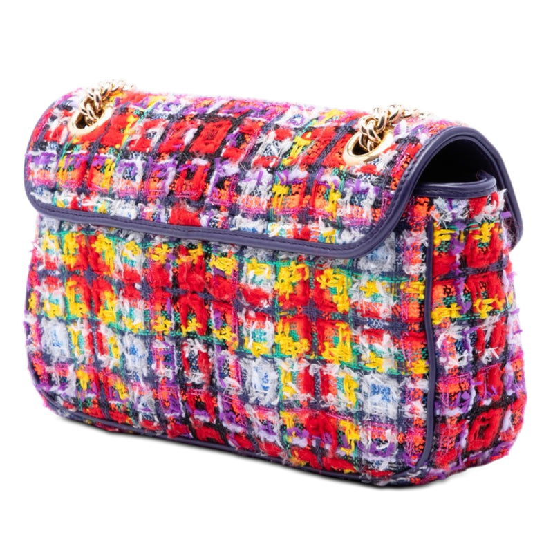 Medium GG Marmont Tweed Shoulder Bag - Image 2