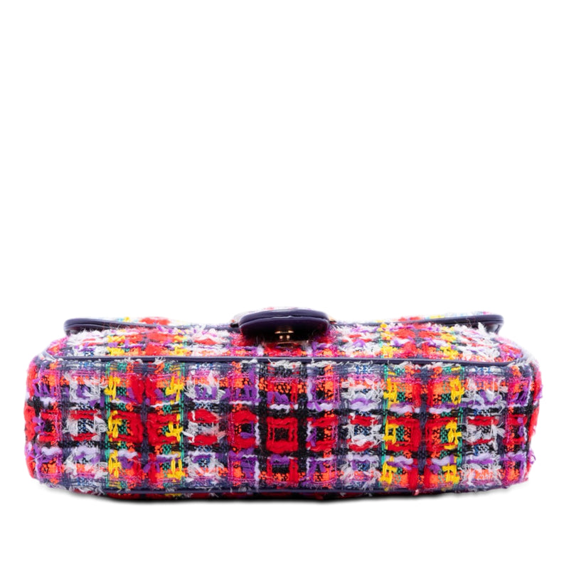 Medium GG Marmont Tweed Shoulder Bag - Image 3