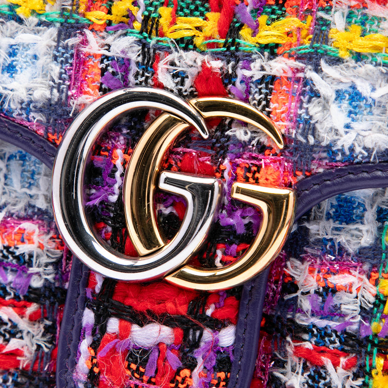 Medium GG Marmont Tweed Shoulder Bag - Image 5