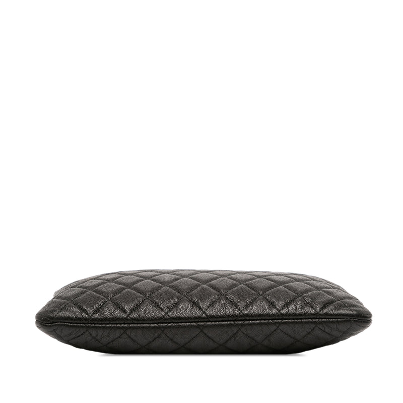 Medium Quilted Caviar Boy O Case Clutch - Image 3