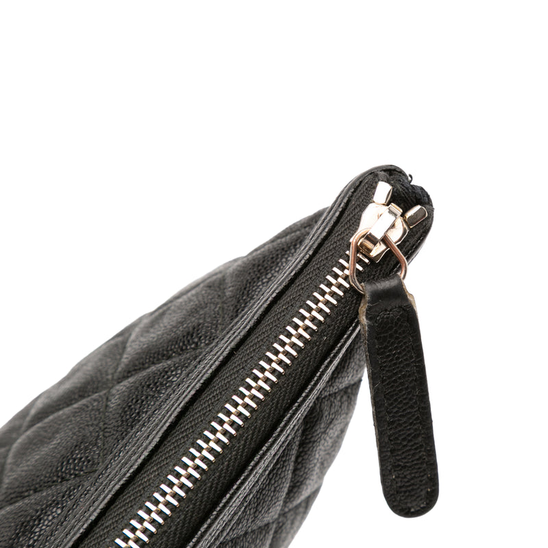 Medium Quilted Caviar Boy O Case Clutch - Image 7