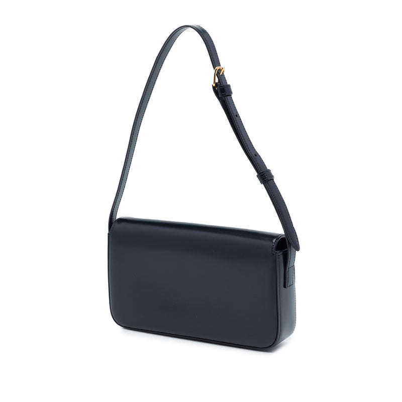 Shiny Calfskin Triomphe Claude Shoulder Bag - Image 2