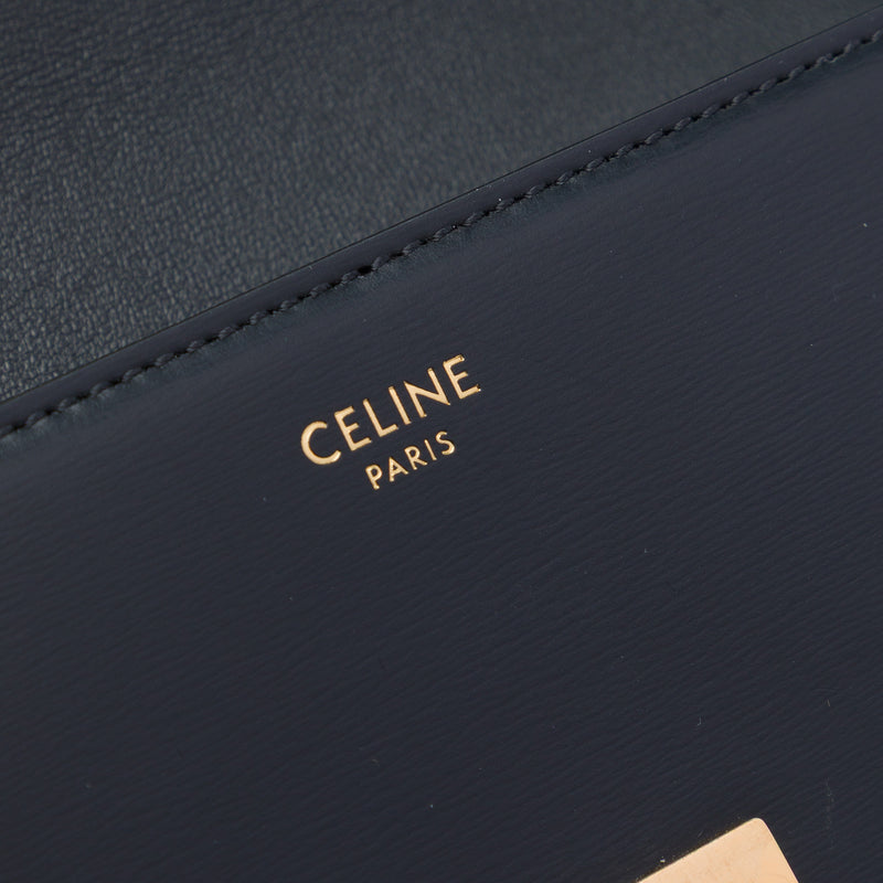 Shiny Calfskin Triomphe Claude Shoulder Bag - Image 5