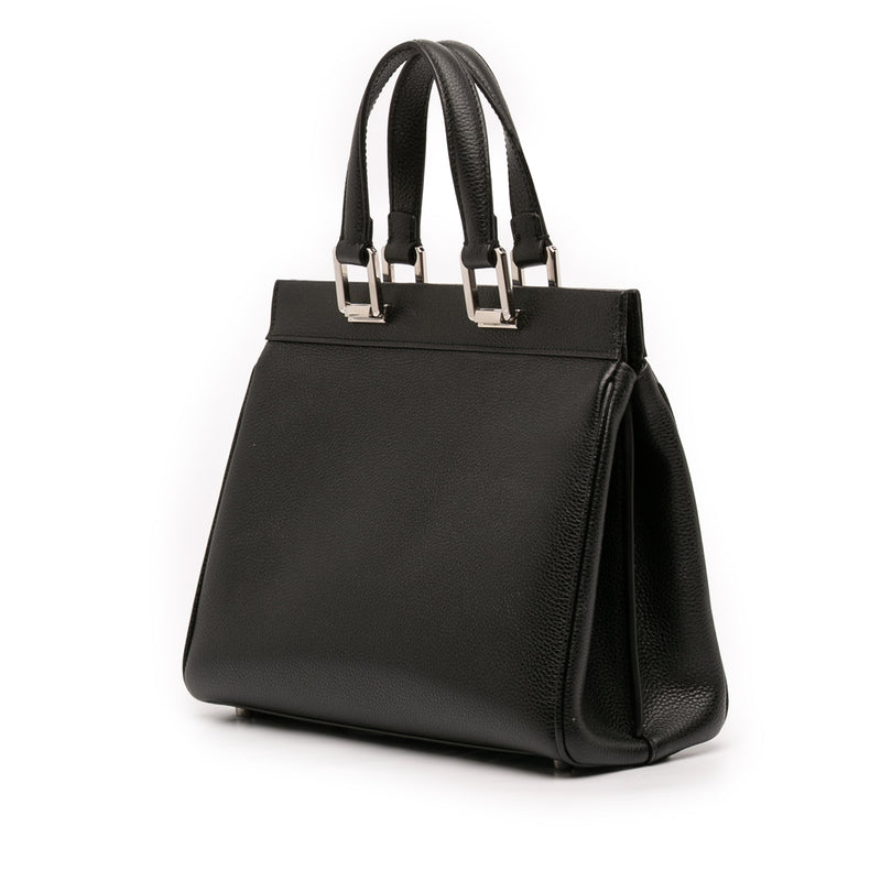 Small Grained Calfskin Zumi Top Handle Bag - Image 2