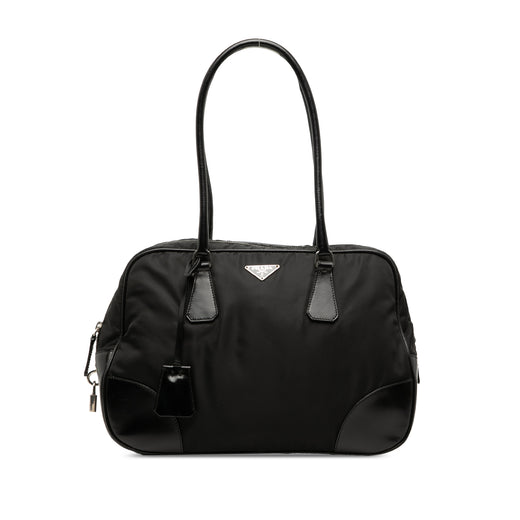 Soft Calf Trimmed Tessuto Bauletto Bag - Image 1
