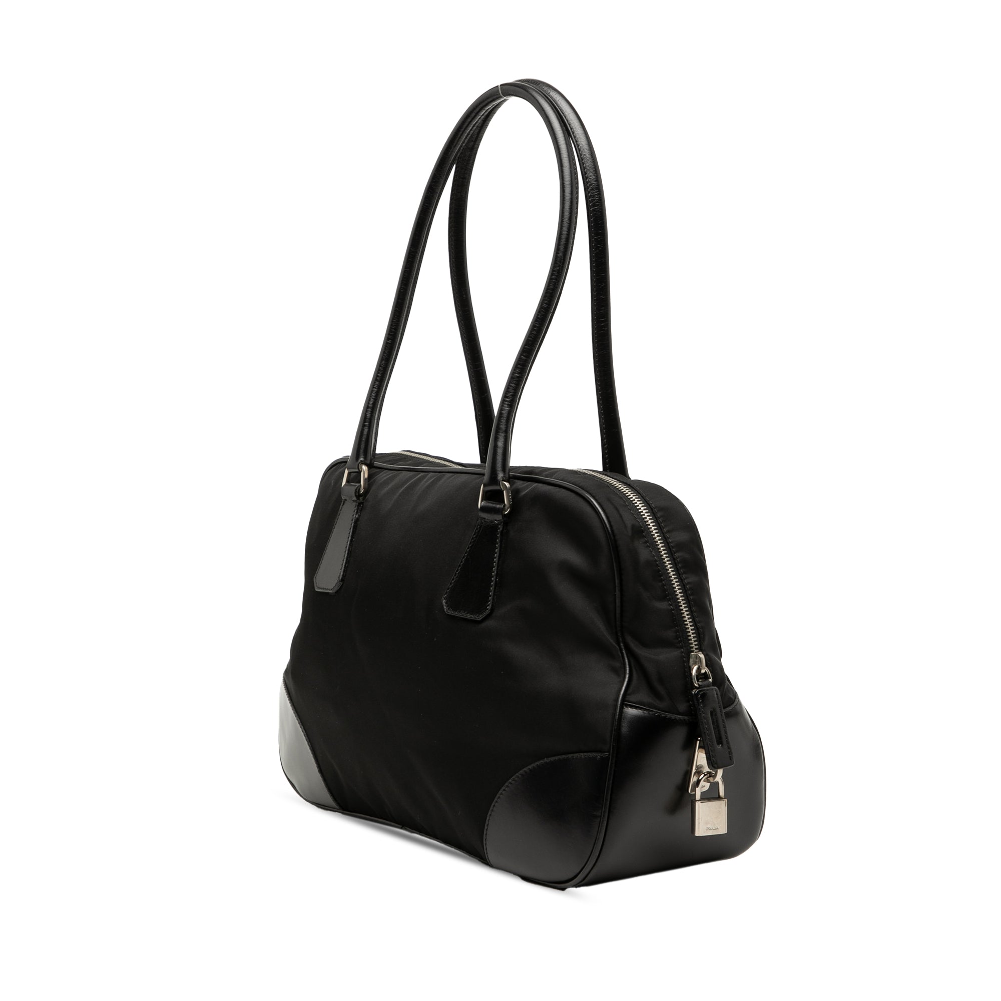 Soft Calf Trimmed Tessuto Bauletto Bag - Image 2