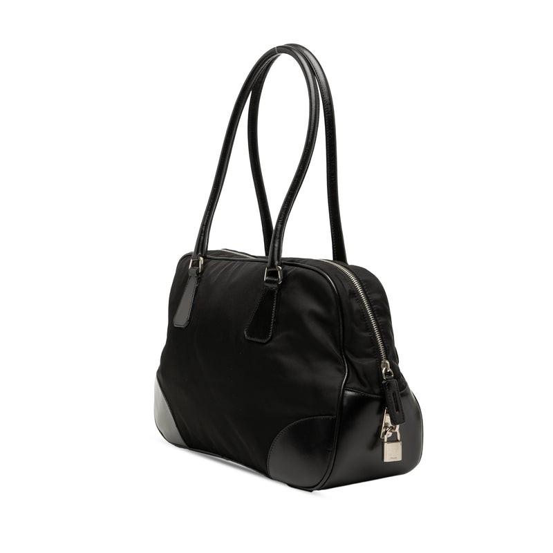 Soft Calf Trimmed Tessuto Bauletto Bag - Image 2