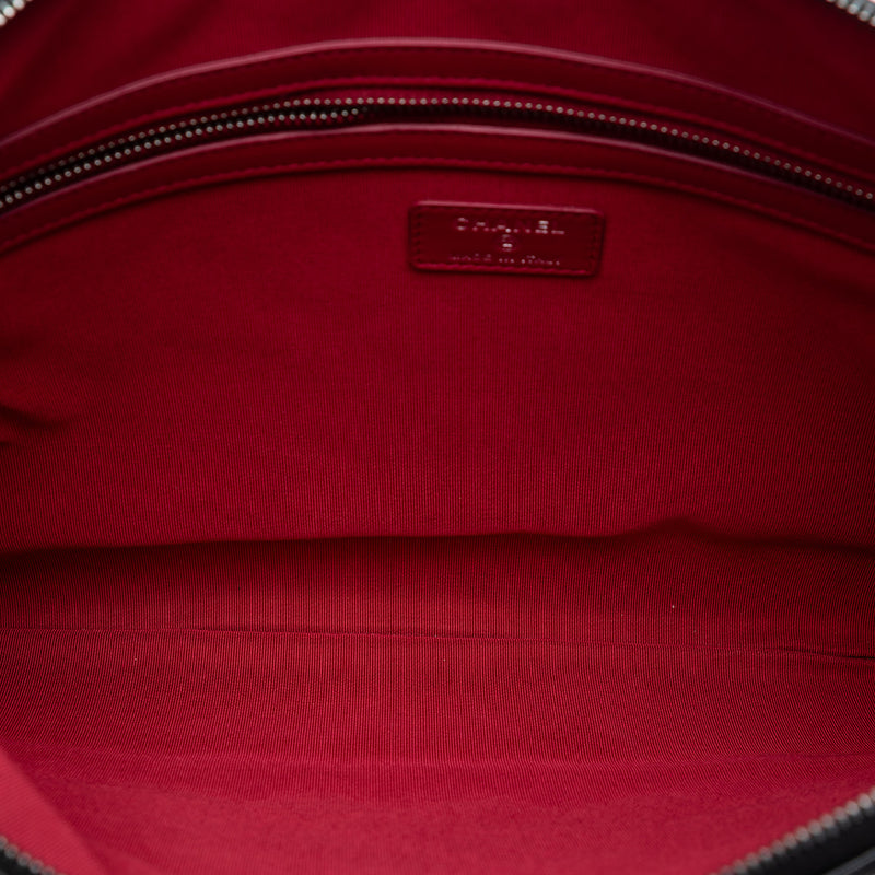 Large Aged Calfskin Gabrielle O Case Clutch - Image 4