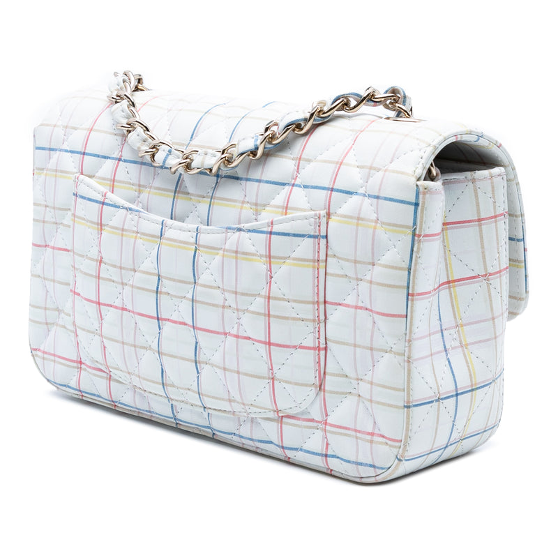 Mini Rectangular Classic Printed Calfskin Single Flap - Image 2