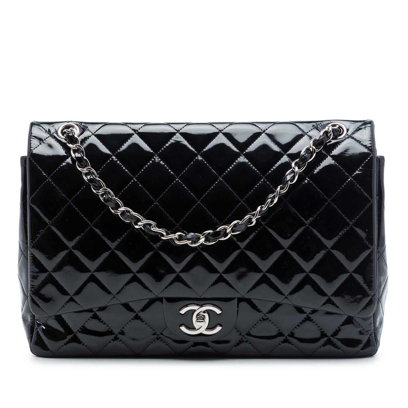 Maxi Classic Patent Double Flap - Image 1
