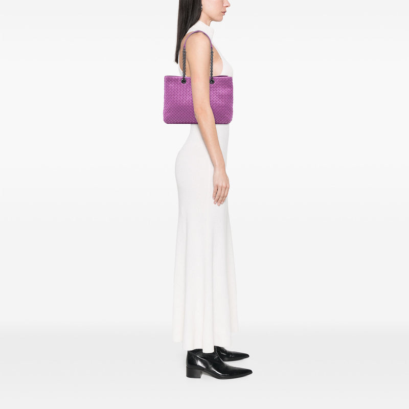 Medium Nappa Intrecciato Double Chain Tote - Image 7