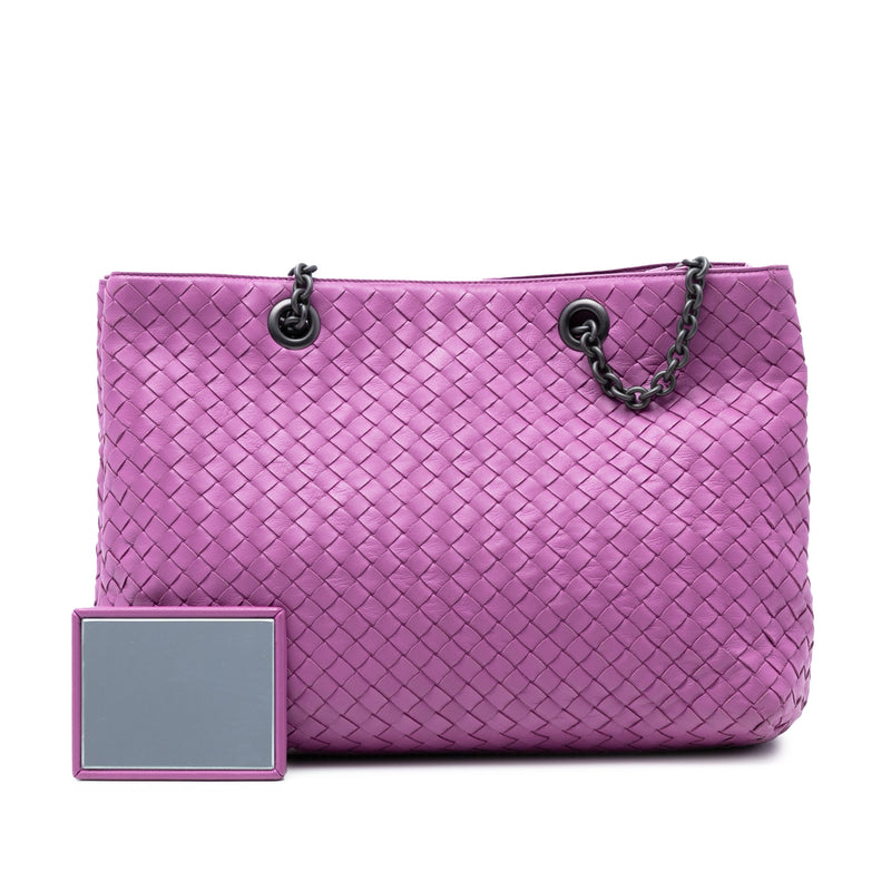 Medium Nappa Intrecciato Double Chain Tote - Image 8