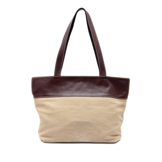 CC Canvas and Leather Tote - Image 1