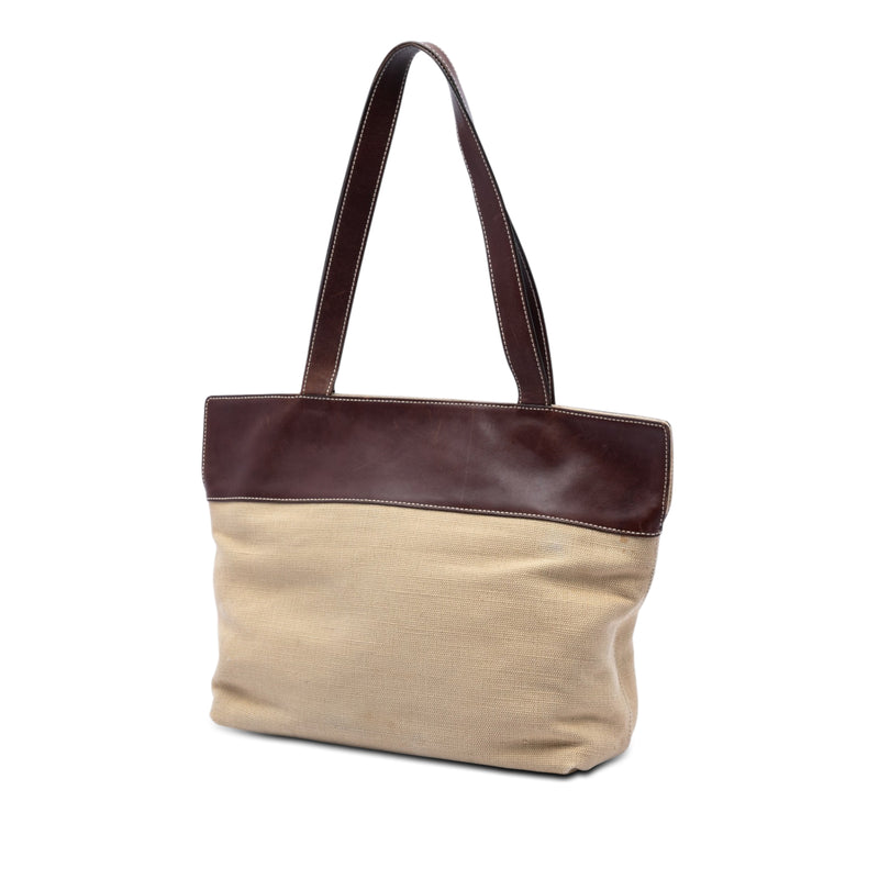 CC Canvas and Leather Tote - Image 2