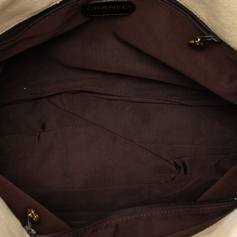 CC Canvas and Leather Tote - Image 4