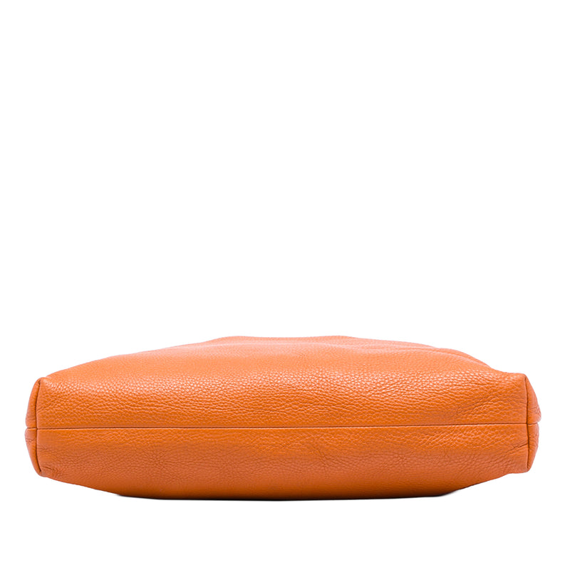 Tall Leather Bamboo Shopper Tote - Image 3