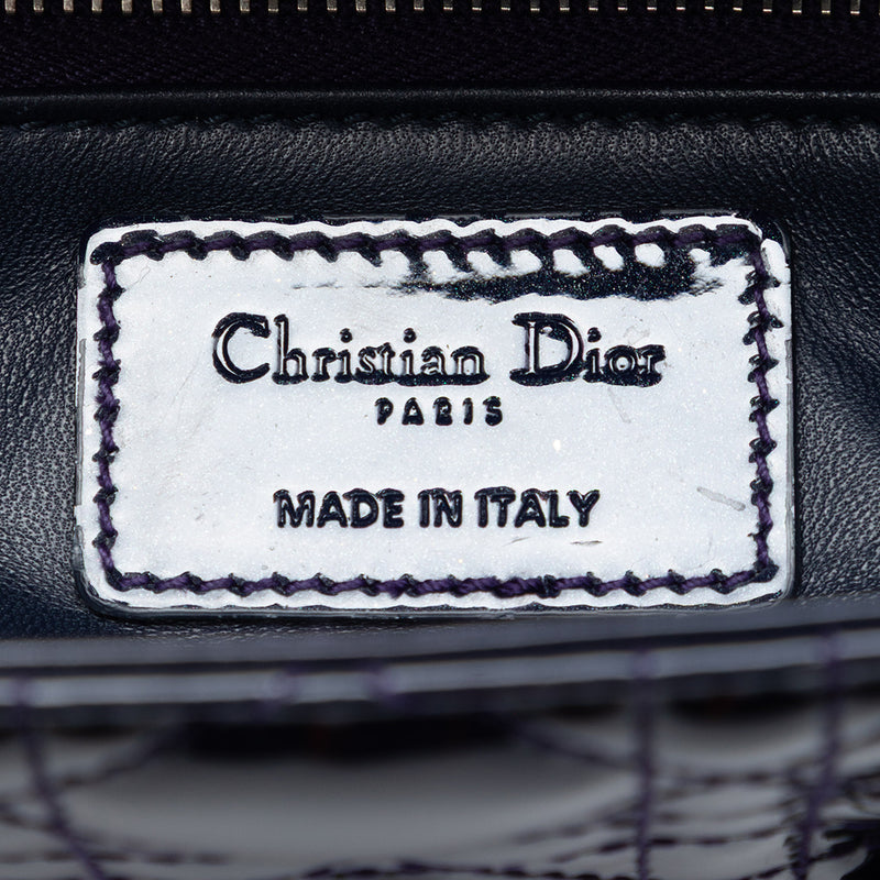 Mini Patent Cannage Lady Dior - Image 5