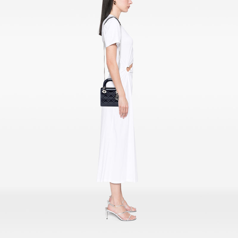 Mini Patent Cannage Lady Dior - Image 7
