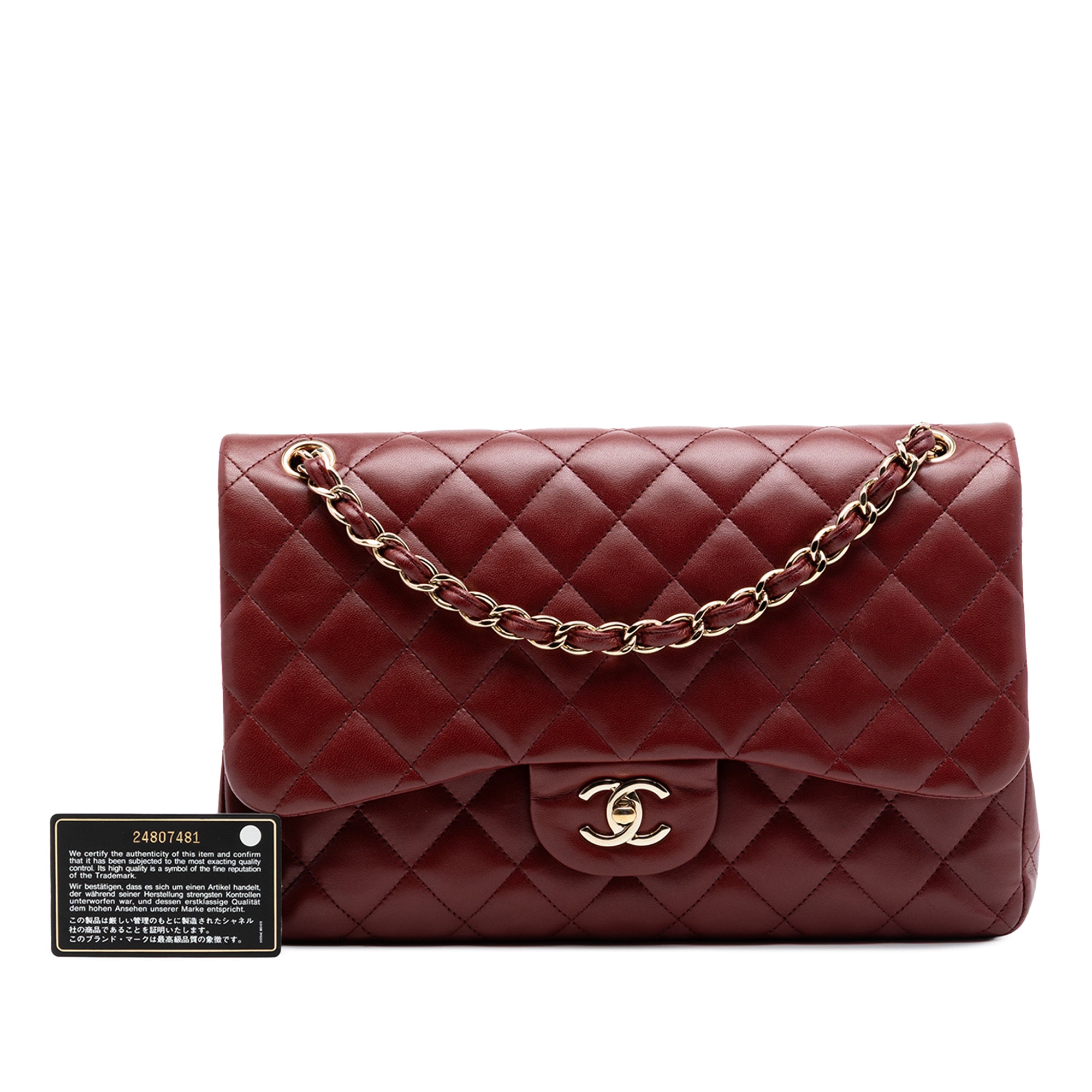 Jumbo Classic Lambskin Double Flap - Image 7