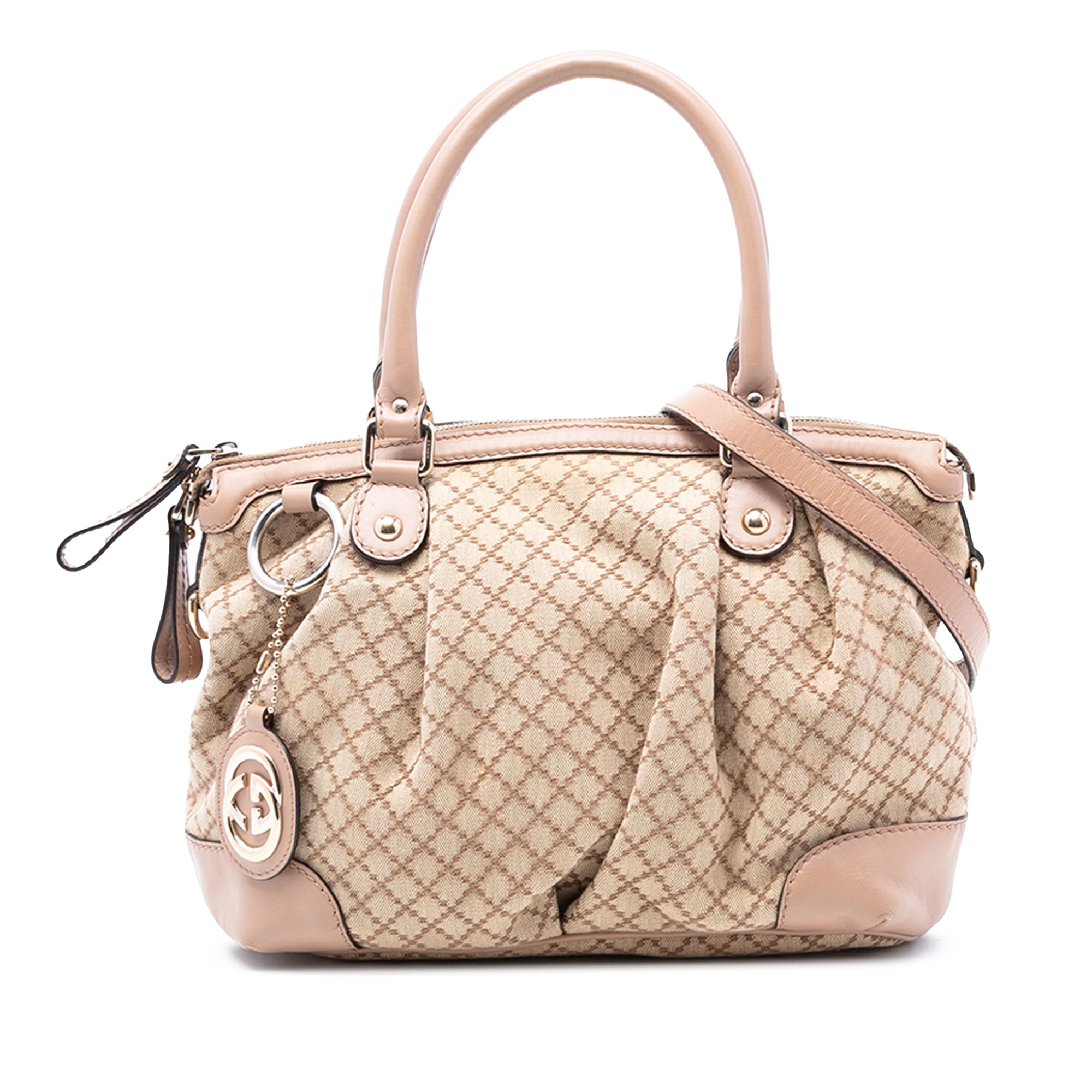 Diamante Canvas Sukey Satchel - Image 1