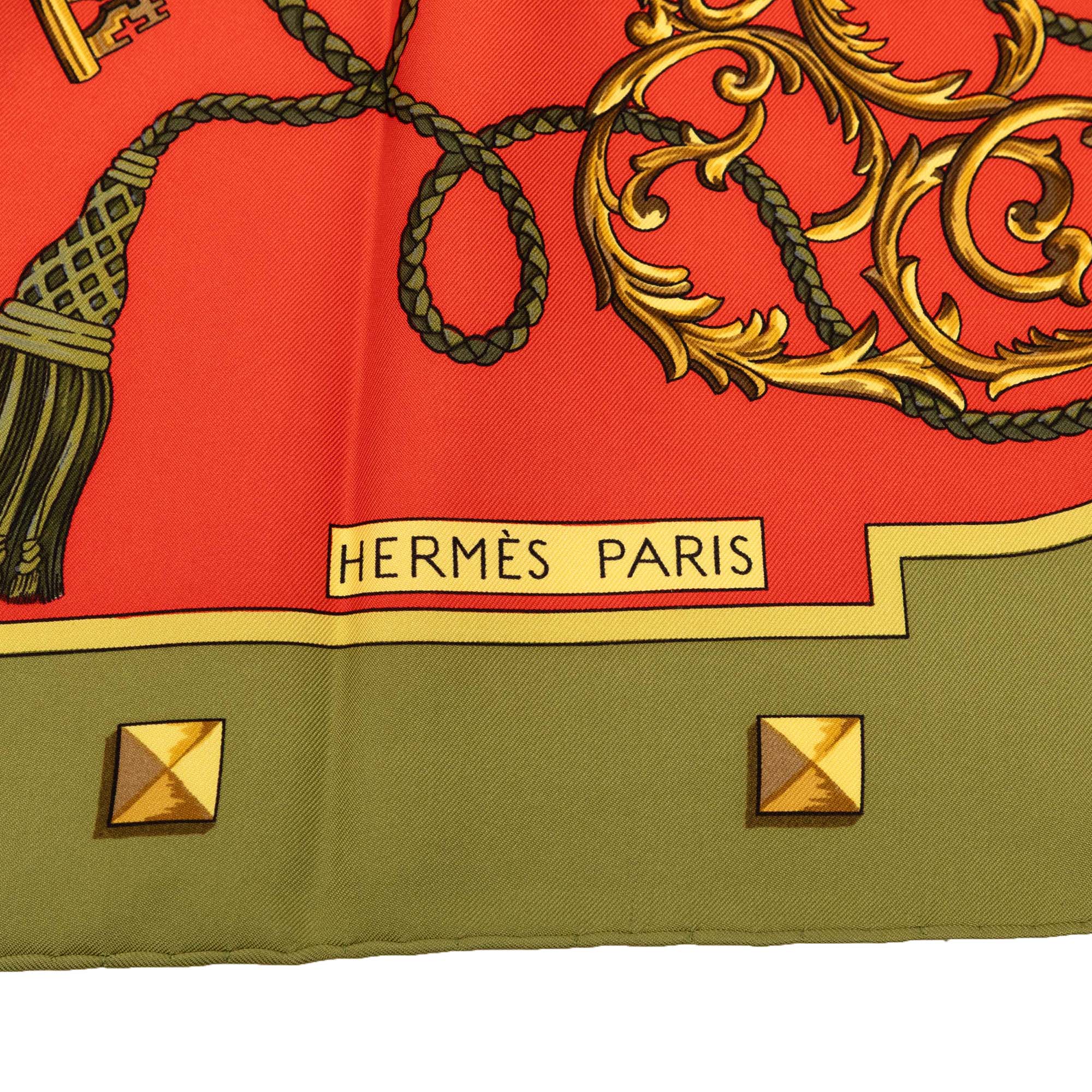 Les Cles Silk Scarf 90 - Image 4