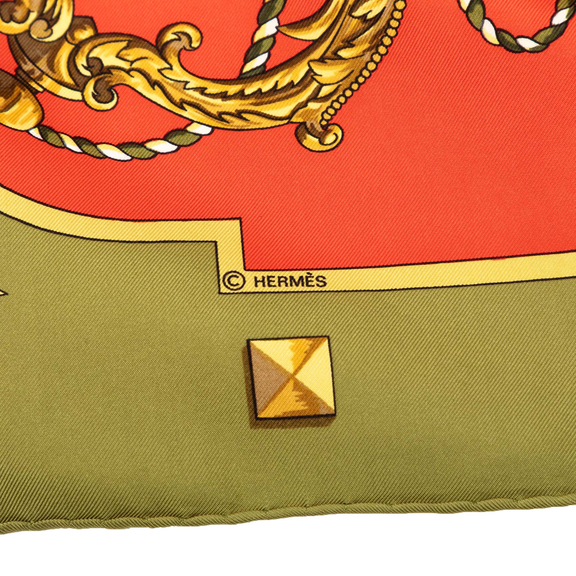 Les Cles Silk Scarf 90 - Image 5