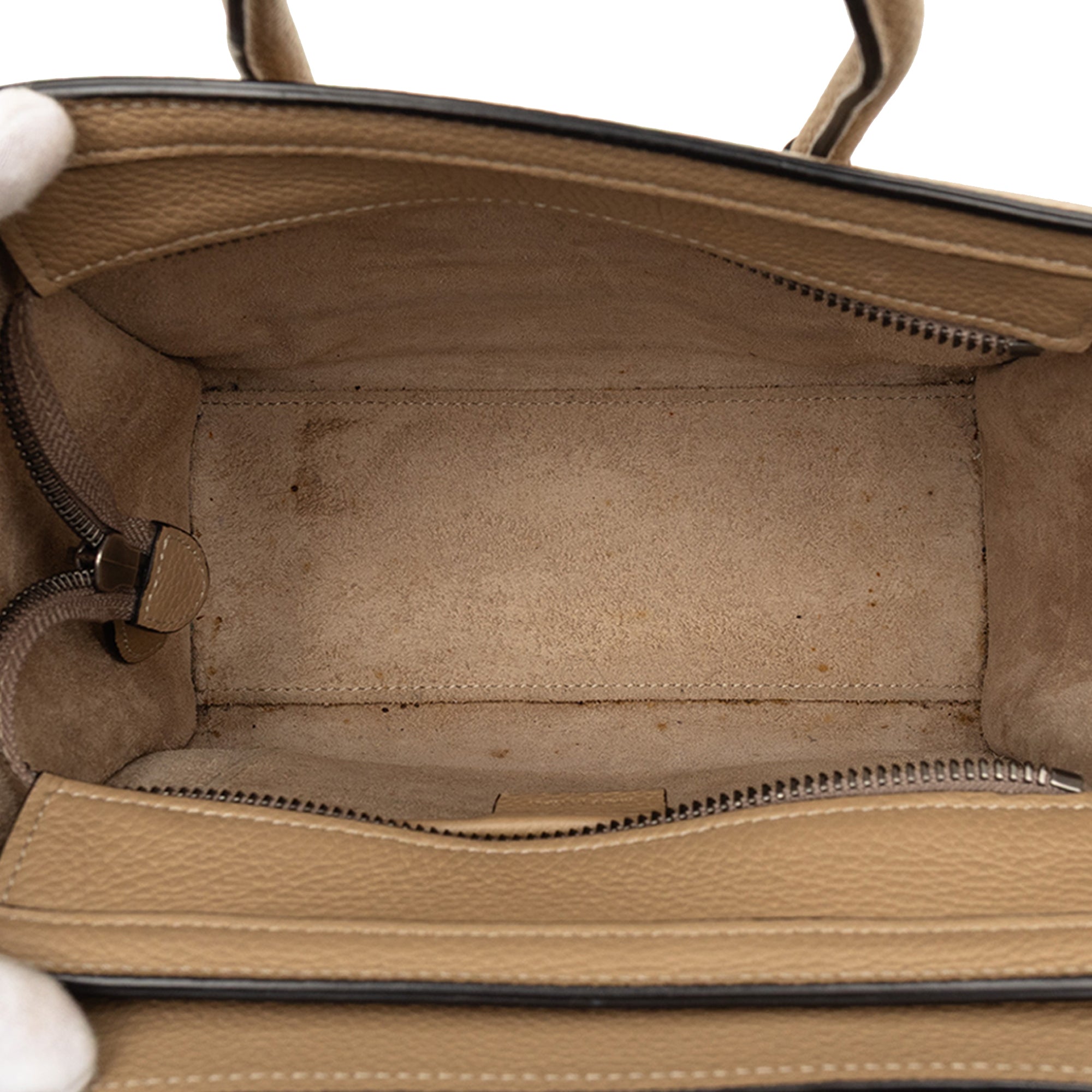 Nano Leather Luggage Tote - Image 4