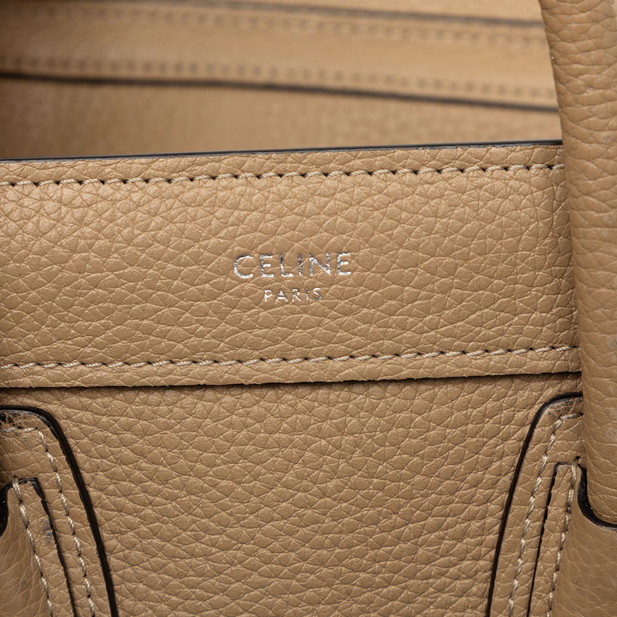 Nano Leather Luggage Tote - Image 6