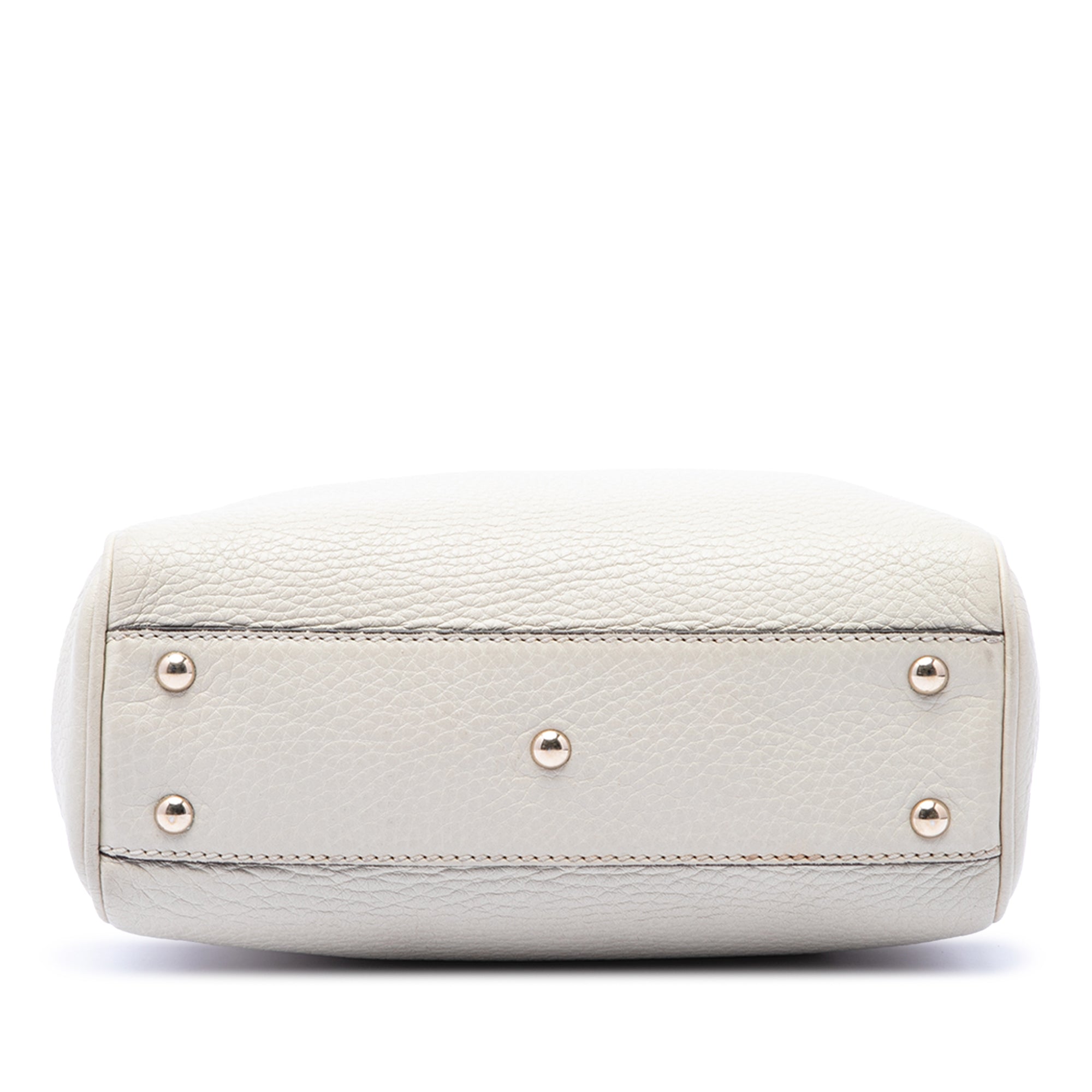 Mini Calfskin Bamboo Shopper Satchel - Image 3