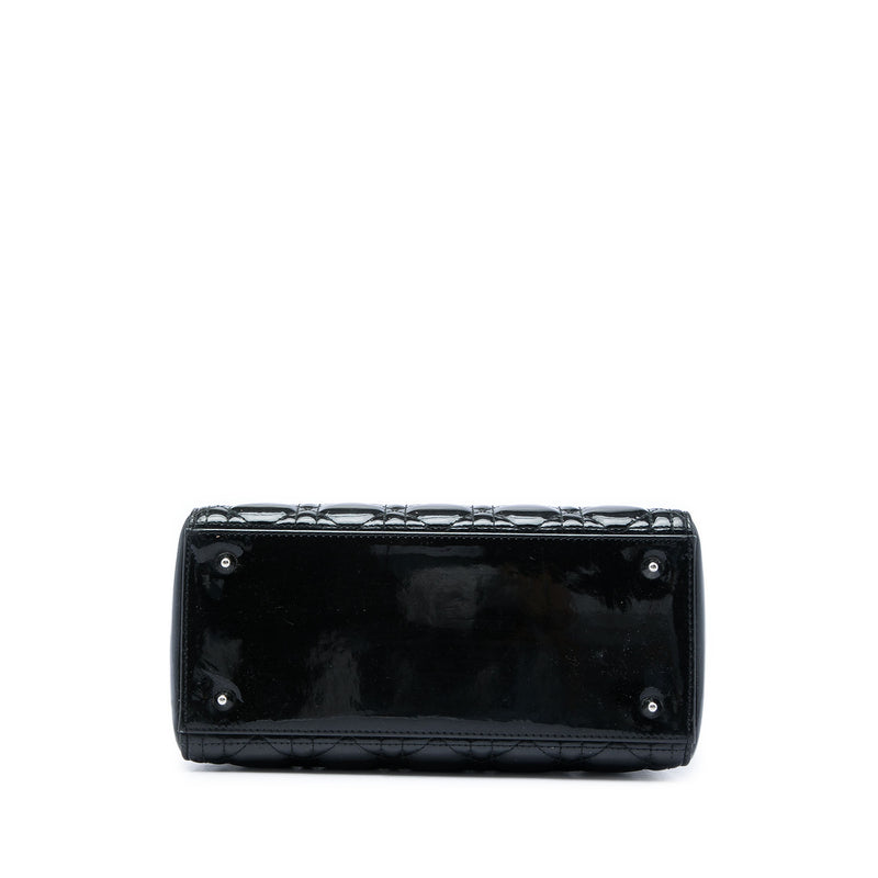 Medium Patent Cannage Lady Dior - Image 3