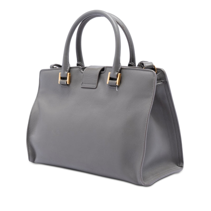 Baby Leather Monogram Downtown Cabas Satchel - Image 2