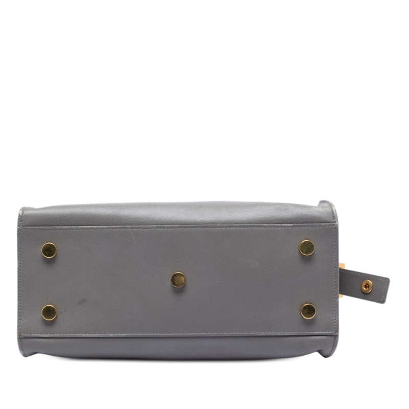 Baby Leather Monogram Downtown Cabas Satchel - Image 3