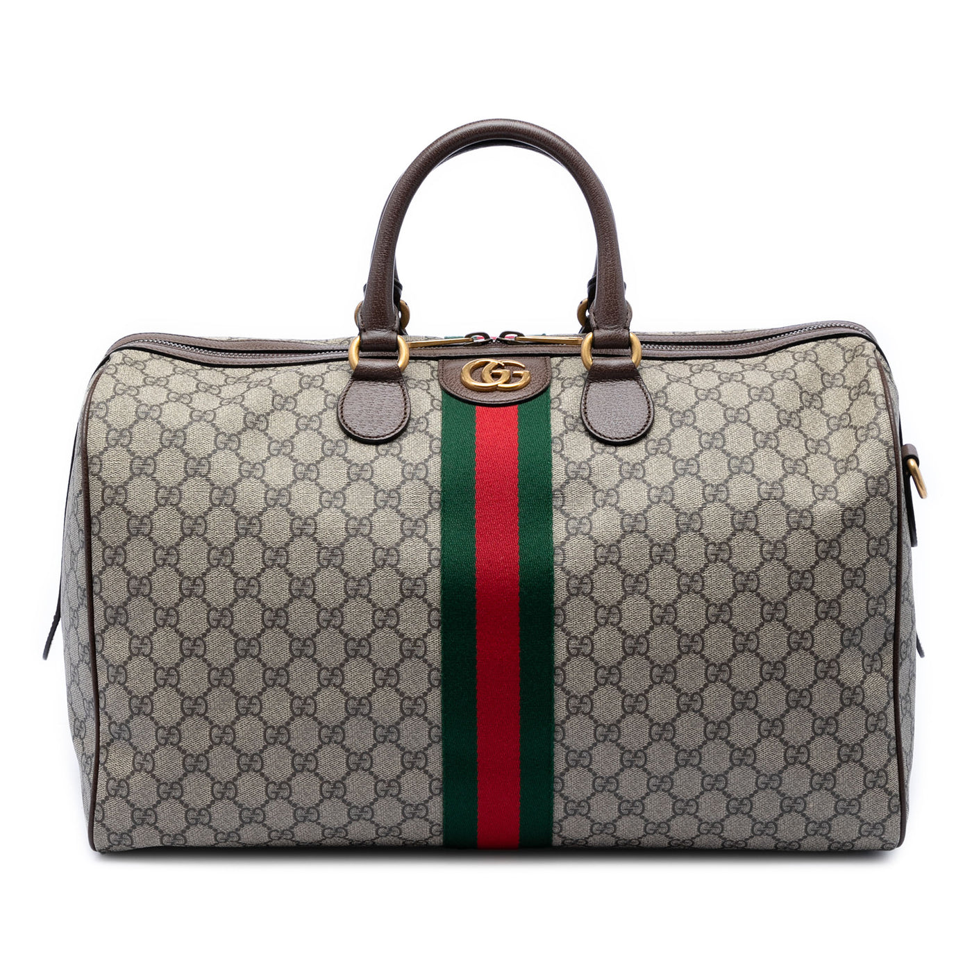 Medium GG Supreme Web Ophidia Carry On Duffle Bag - Image 1
