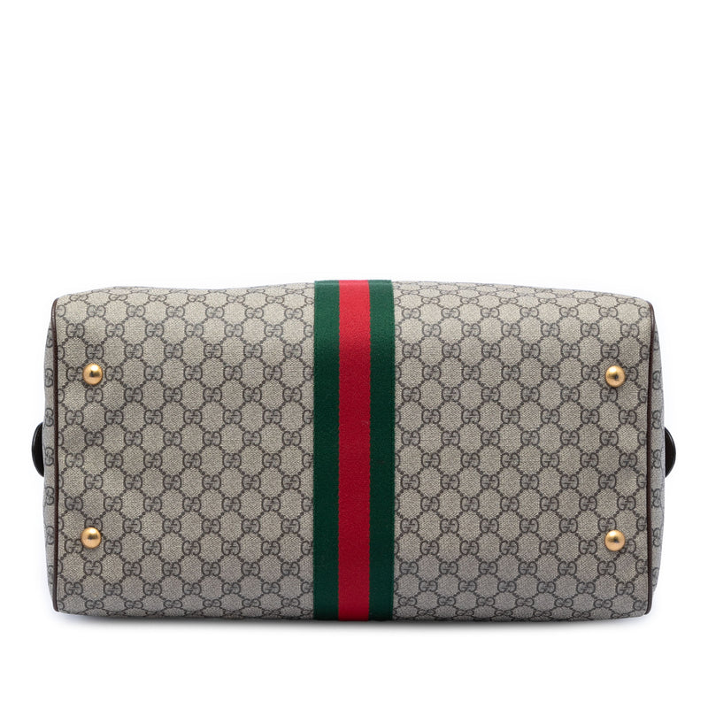 Medium GG Supreme Web Ophidia Carry On Duffle Bag - Image 3