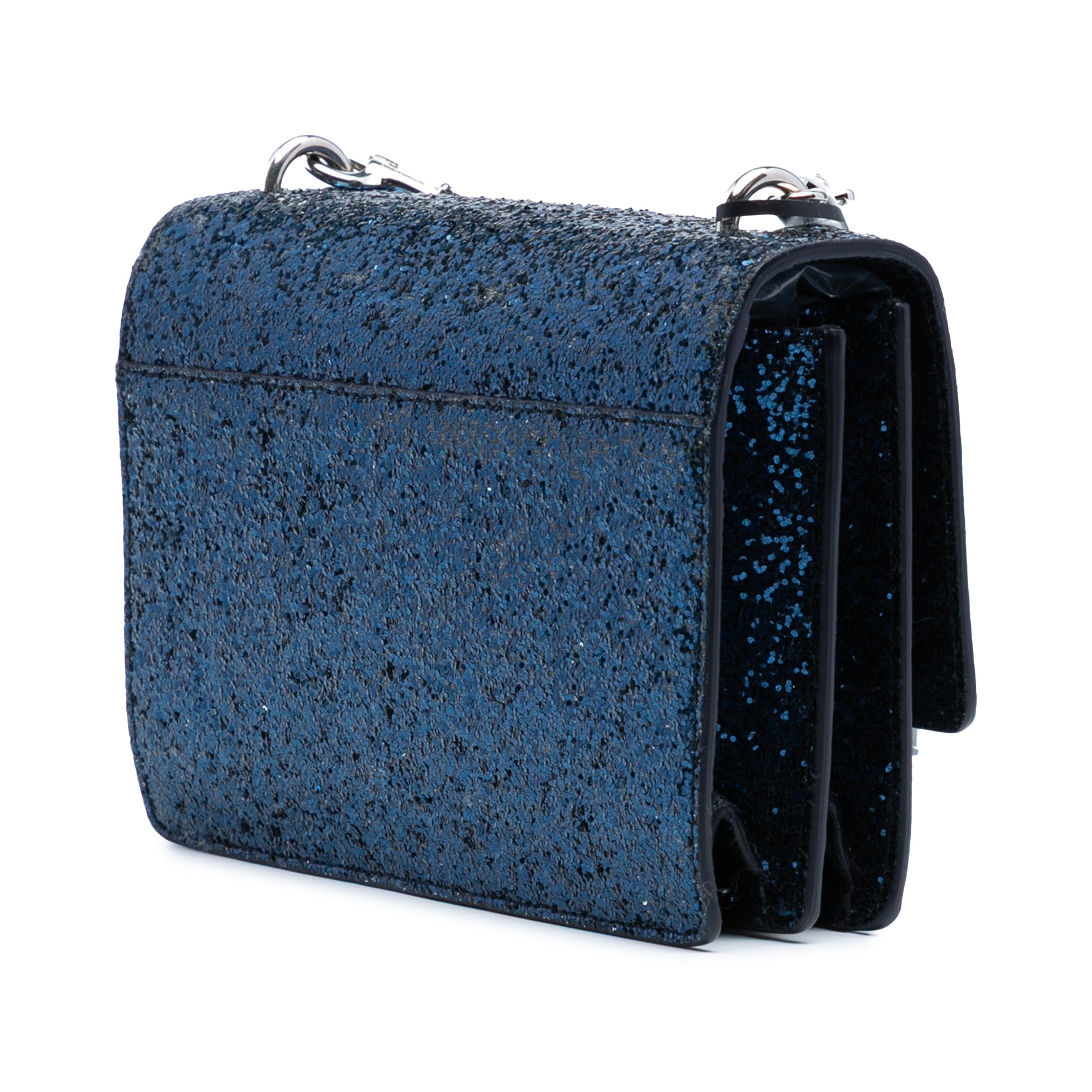 Small Glitter Leather Monogram Sunset Crossbody - Image 2