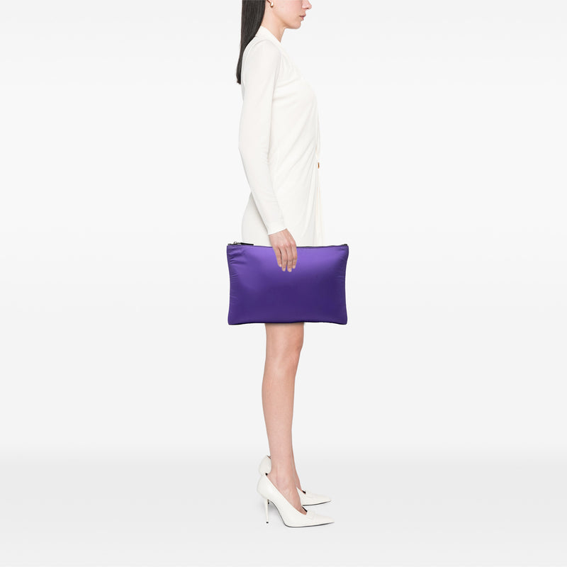 Tessuto Padded Zip Clutch - Image 6