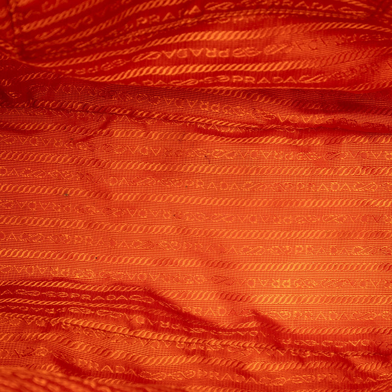 Saffiano Trimmed Tessuto Tote - Image 4