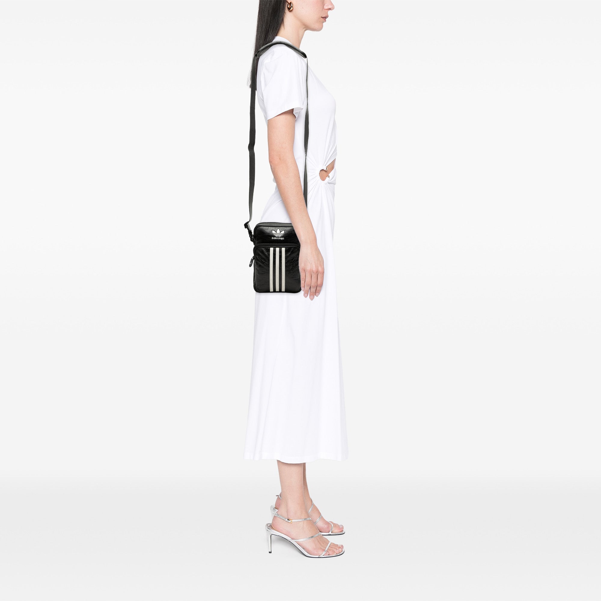 Adidas Small Lambskin Messenger Bag - Image 7