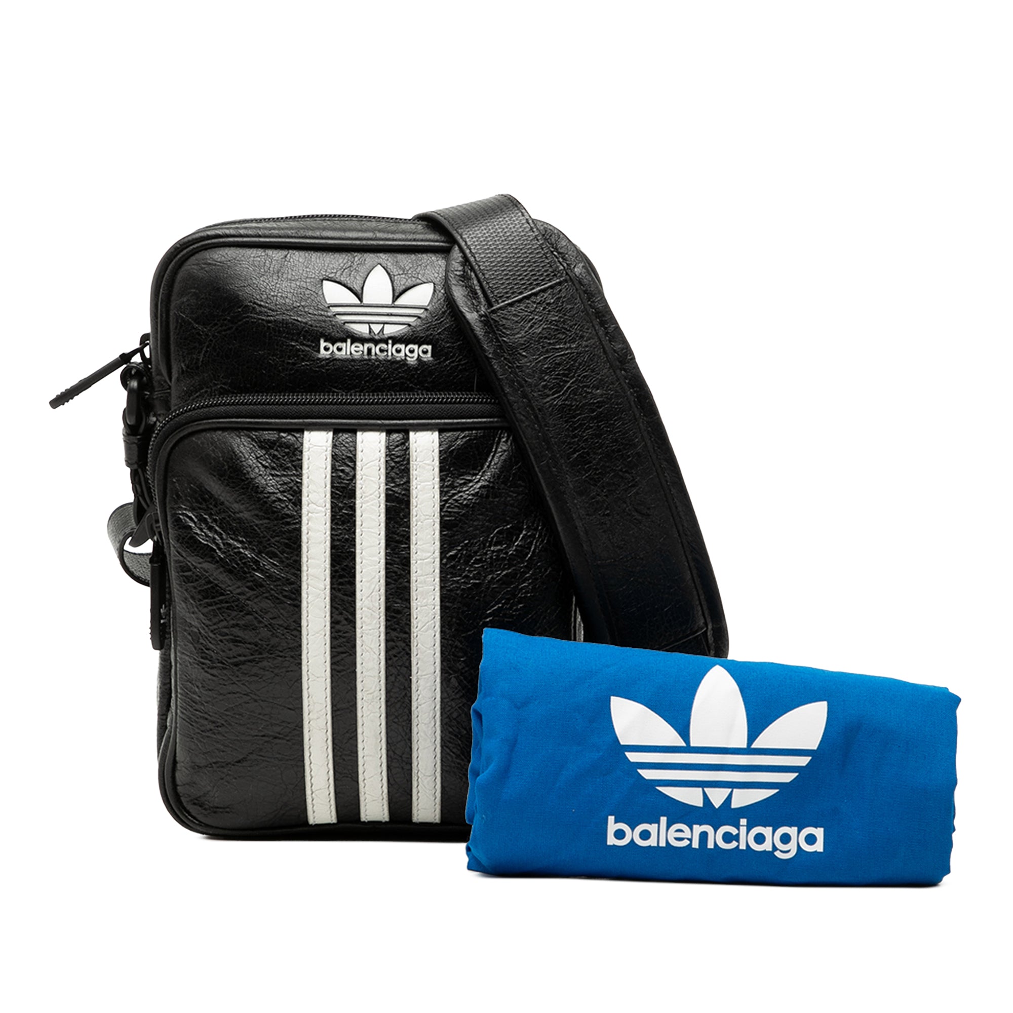 Adidas Small Lambskin Messenger Bag - Image 8