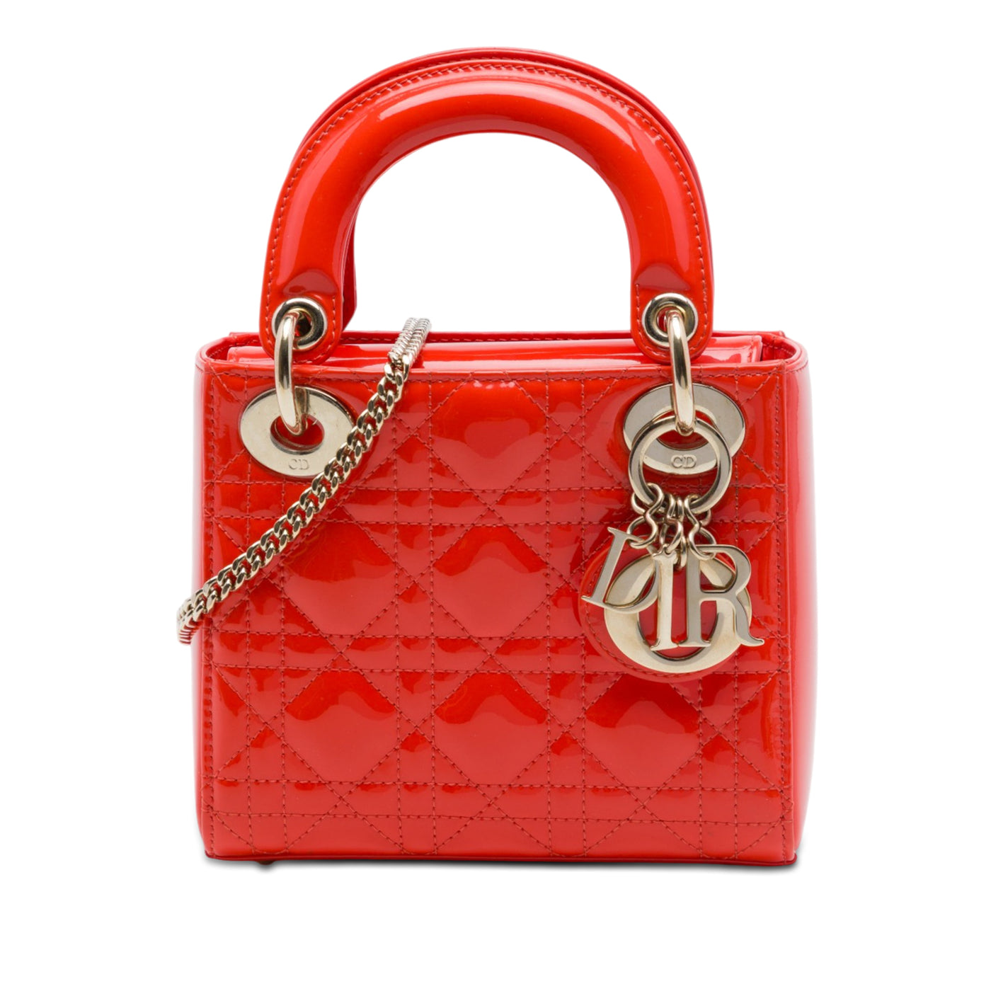 Mini Patent Cannage Lady Dior - Image 1