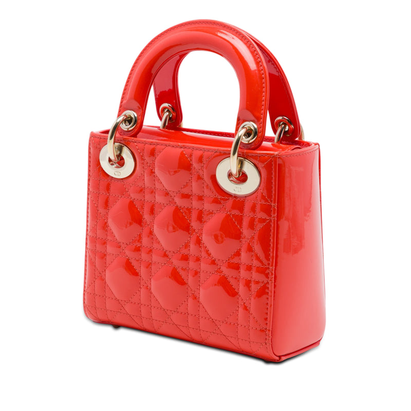 Mini Patent Cannage Lady Dior - Image 2