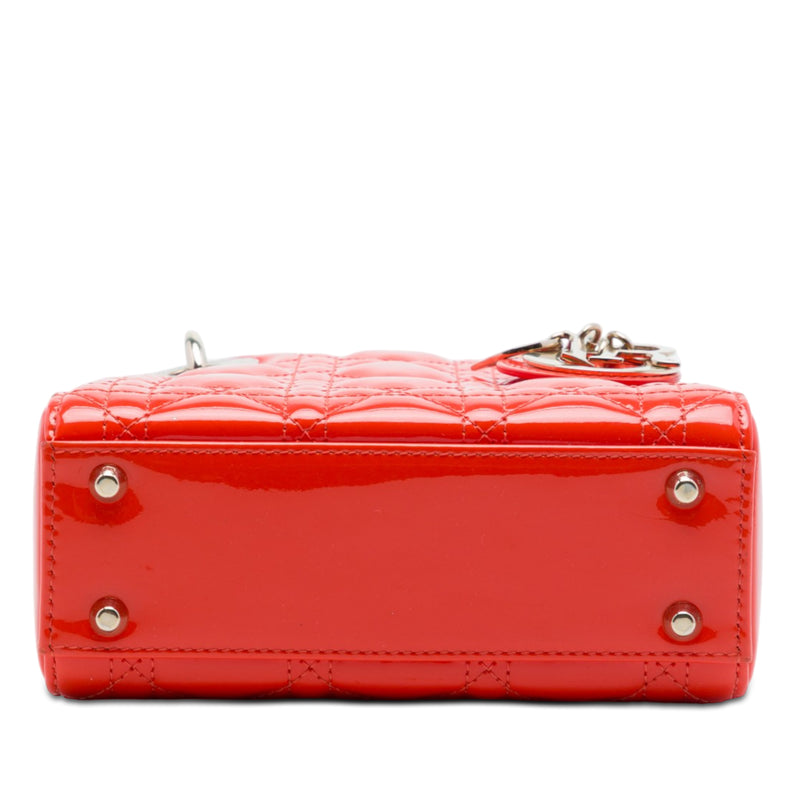 Mini Patent Cannage Lady Dior - Image 3