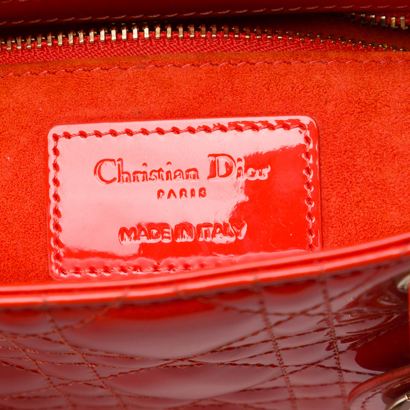 Mini Patent Cannage Lady Dior - Image 5