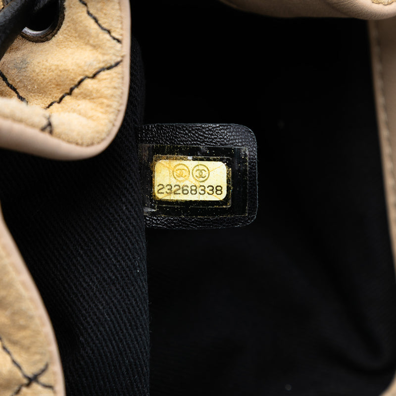 CC Suede Wild Stitch Bucket Bag - Image 6