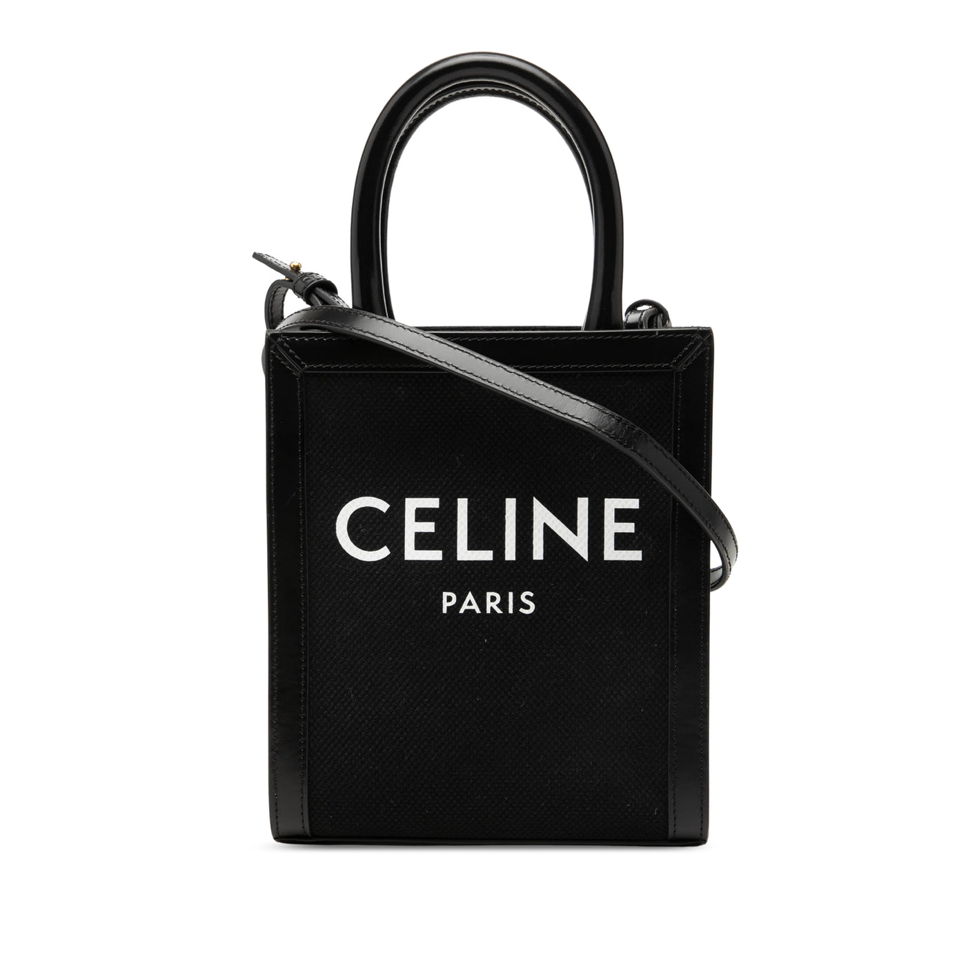 Mini Canvas Vertical Cabas Tote - Image 1