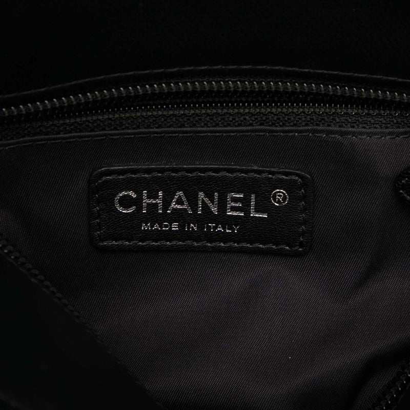 Small Quilted Coated Canvas Paris Biarritz Tote - Image 5