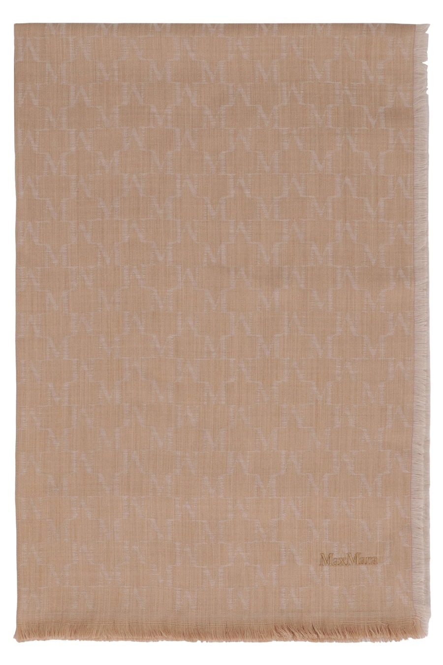 Max Mara Magico Scarf — Camel Virgin Wool Scarfs